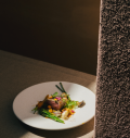 Zartes Rinderfilet auf Gemüse im Restaurant 1500 im vigilius mountain resort