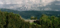 Vista panoramica sul vigilius mountain resort al Monte San Vigilio – boutique hotel eco-friendly in Alto Adige a 1.500 m